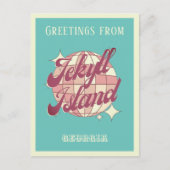 Jekyll Island Georgia USA retro  Briefkaart (Voorkant)