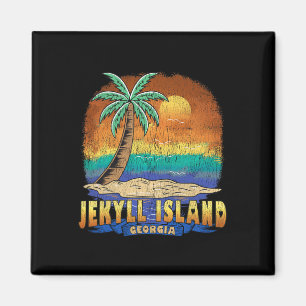 Jekyll Island Georgia  verontruste souvenir Magneet