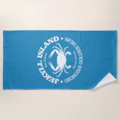 Jekyll Island (krab) Strandlaken (Voorkant)