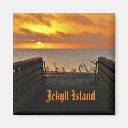 Jekyll Island magneet 2 (Voorkant)