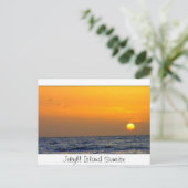 Jekyll Island Sunrise Briefkaart (Staand voorkant)