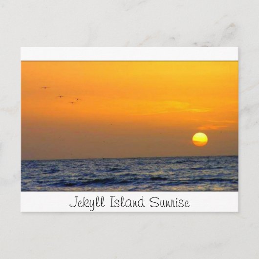 Jekyll Island Sunrise Briefkaart (Voorkant)