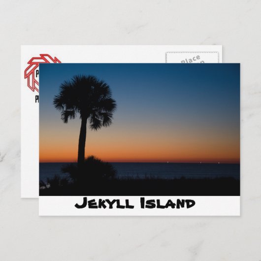 Jekyll Island Sunrise Briefkaart (Voorkant / Achterkant)