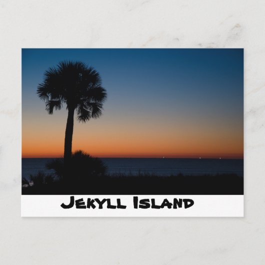 Jekyll Island Sunrise Briefkaart (Voorkant)