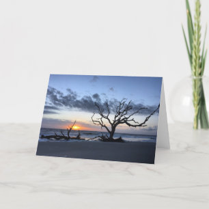 jekyll Island sunrise card #1 (blanco binnenin) Kaart