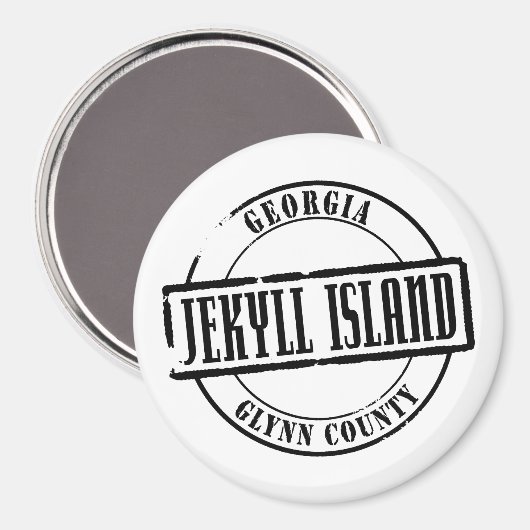 Jekyll Island Titel Magneet (Voorkant / Achterkant)