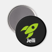 Jelli raketmagneet magneet (Voorkant / Achterkant)