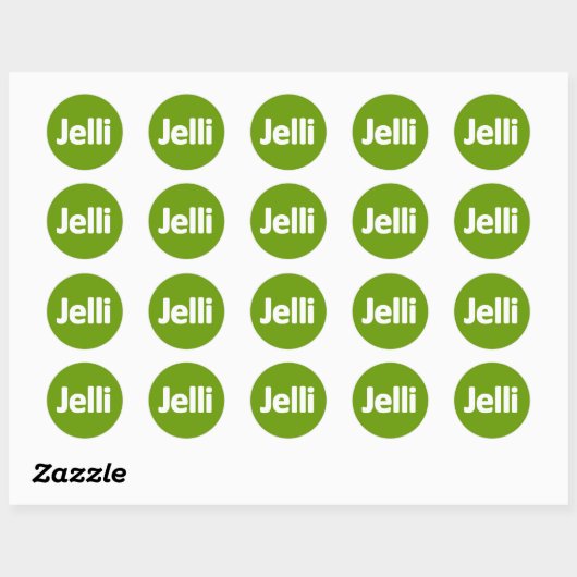 Jelli Sticker - Groen (Vel)