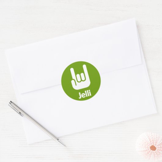 Jelli Sticker - Rock Hands (Envelop)