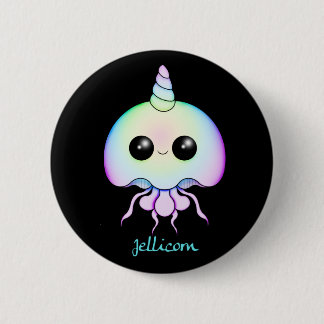 Jellicorn Button Pin