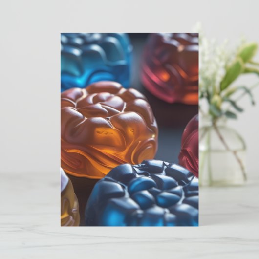 Jellied Candy Fun Kaart (Staand voorkant)