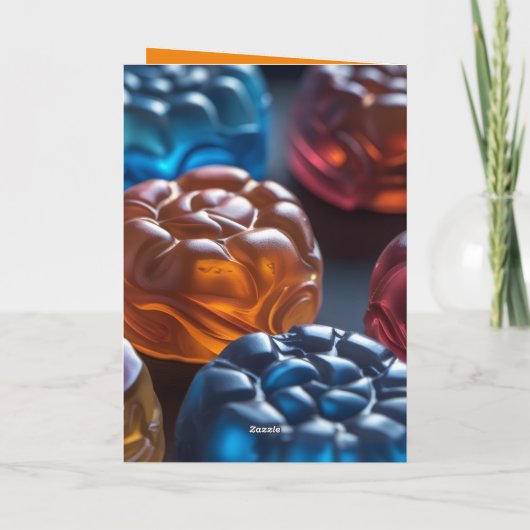 Jellied Candy Fun Kaart (Achterkant)