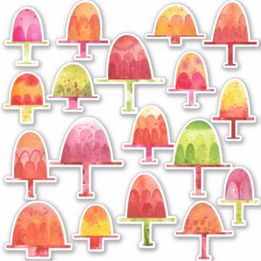 Jellies Dessert Sticker (Voorkant)
