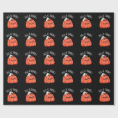 Jello Daar Grappig Sinaasappel Jello Pun Dark BG Cadeaupapier (Vlak)