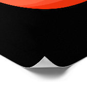 Jello Daar Grappig Sinaasappel Jello Pun Dark BG Poster (Hoek)