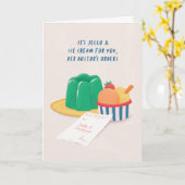 Jello en ijs worden snel gezond Kaart (Gele Bloem)