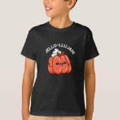 Jello-llujah Funny Jello Food Pun Dark BG T-shirt (Voorkant)