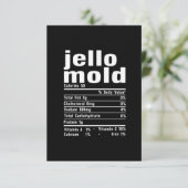 Jello Mold Nutrition Facts Family Matching Christm Bedankkaart (Staand voorkant)