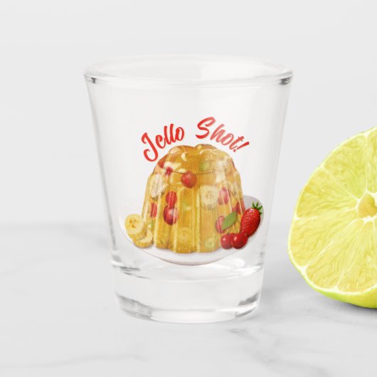 Jello Shot. Shot Glas (Voorkant)