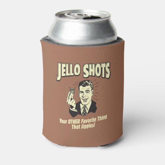 Jello Shots: Andere favoriete dingen Blikjeskoeler (Blikje Achterkant)