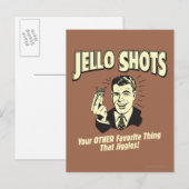 Jello Shots: Andere favoriete dingen Briefkaart (Voorkant / Achterkant)