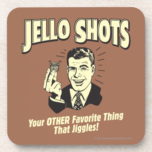 Jello Shots: Andere favoriete dingen Onderzetter (Voorkant)