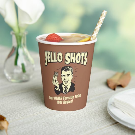 Jello Shots: Andere favoriete dingen Papieren Bekers (Insitu)