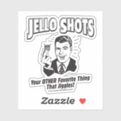 Jello Shots: Andere favoriete dingen Sticker (Vel)