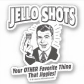 Jello Shots: Andere favoriete dingen Sticker (Voorkant)