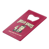 Jello Shots: Drink dat je niet kunt morsen Creditkaart Flessenopener (Voorkant Gekanteld)