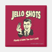 Jello Shots: Drink dat je niet kunt morsen Magneet (Voorkant)