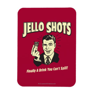 Jello Shots: Drink dat je niet kunt morsen Magneet