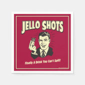 Jello Shots: Drink dat je niet kunt morsen Servet (Voorkant)