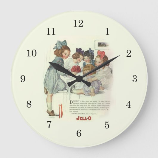 Jello Wall Clock Grote Klok (Voorkant)