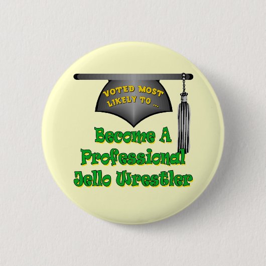 Jello Wrestler Ronde Button 5,7 Cm (Voorkant)