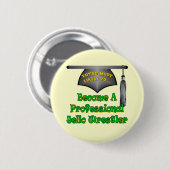 Jello Wrestler Ronde Button 5,7 Cm (Voorkant /achterkant)