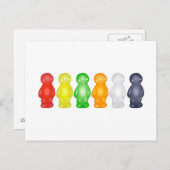 Jelly Babies Briefkaart (Voorkant / Achterkant)