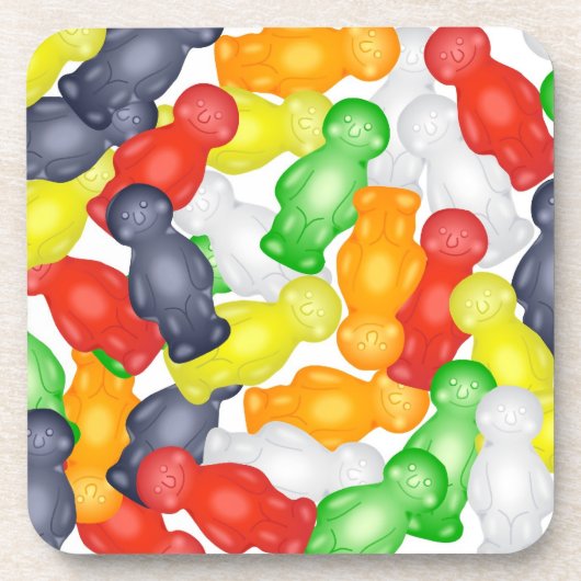 Jelly Babies Drankjes Onderzetter (Voorkant)