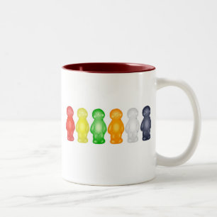 Jelly Babies Tweekleurige Koffiemok