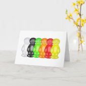 Jelly Baby Gang Kaart (Gele Bloem)