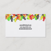 Jelly Baby Wallpaper, Jouw naam hier Visitekaartje (Achterkant)