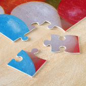 Jelly Bans, regenboogkleurig en zoet Legpuzzel (Zijkant)