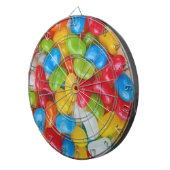 Jelly Bans, regenboogkleurig en zoet Snoep Dartbord (Voorkant Rechts)