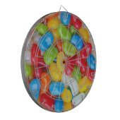 Jelly Bans, regenboogkleurig en zoet Snoep Dartbord (Voorkant Links)