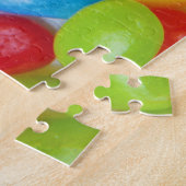 Jelly Bans, regenboogkleurig en zoet Snoep Legpuzzel (Zijkant)