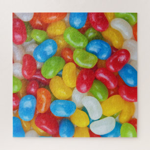 Jelly Bans, regenboogkleurig en zoet Snoep Legpuzzel