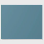 Jelly Bean Blue Solid Color Cadeaupapier (Vlak)