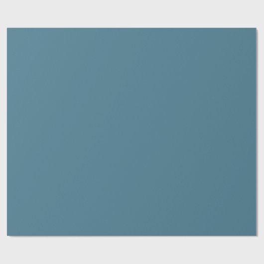 Jelly Bean Blue Solid Color Cadeaupapier (Vlak)