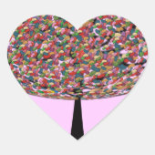 Jelly Bean Boom Hart Sticker (Voorkant)