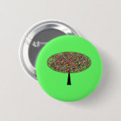 Jelly Bean Boom Ronde Button 5,7 Cm (Voorkant /achterkant)